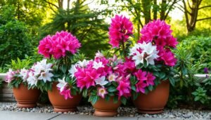 Azalea container garden