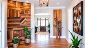 Décoration murale en bois