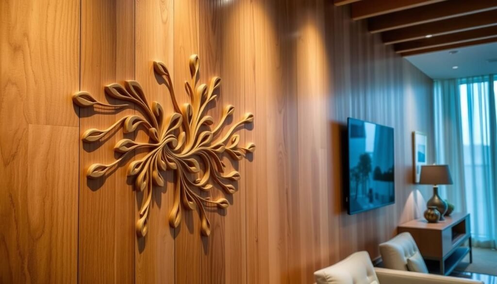 Panneau décoratif mural en bois Panneau décoratif mural en bois