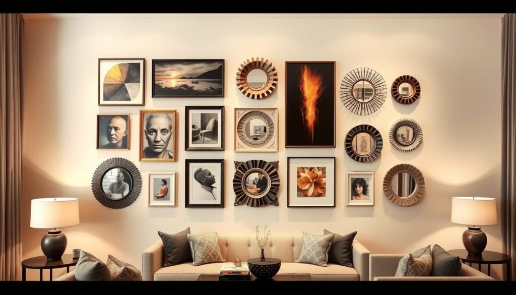 Wanddekoration im Wohnzimmer Wanddekoration im Wohnzimmer