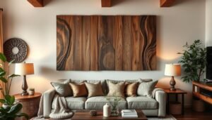 décoration murale bois