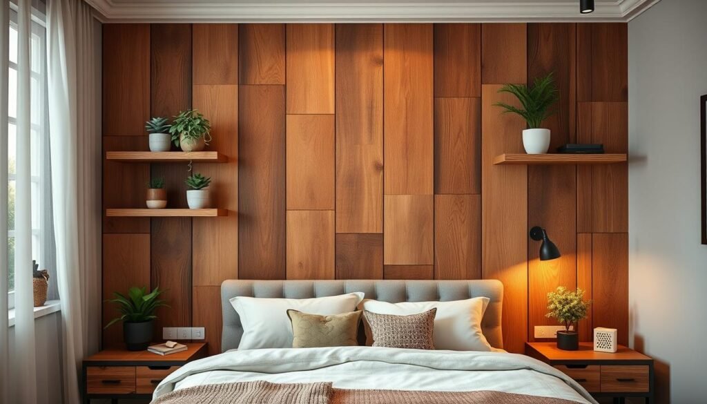 décoration murale en bois chambre décoration murale en bois chambre