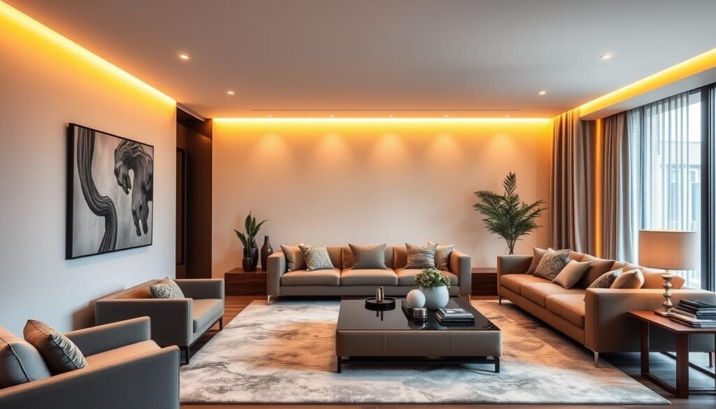 living room wall lighting
