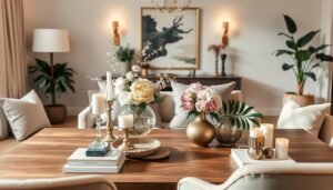 tischdeko wohnzimmer