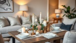tischdeko wohnzimmer