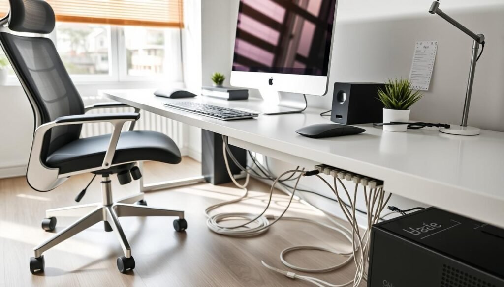 Kabelmanagement Arbeitsplatz