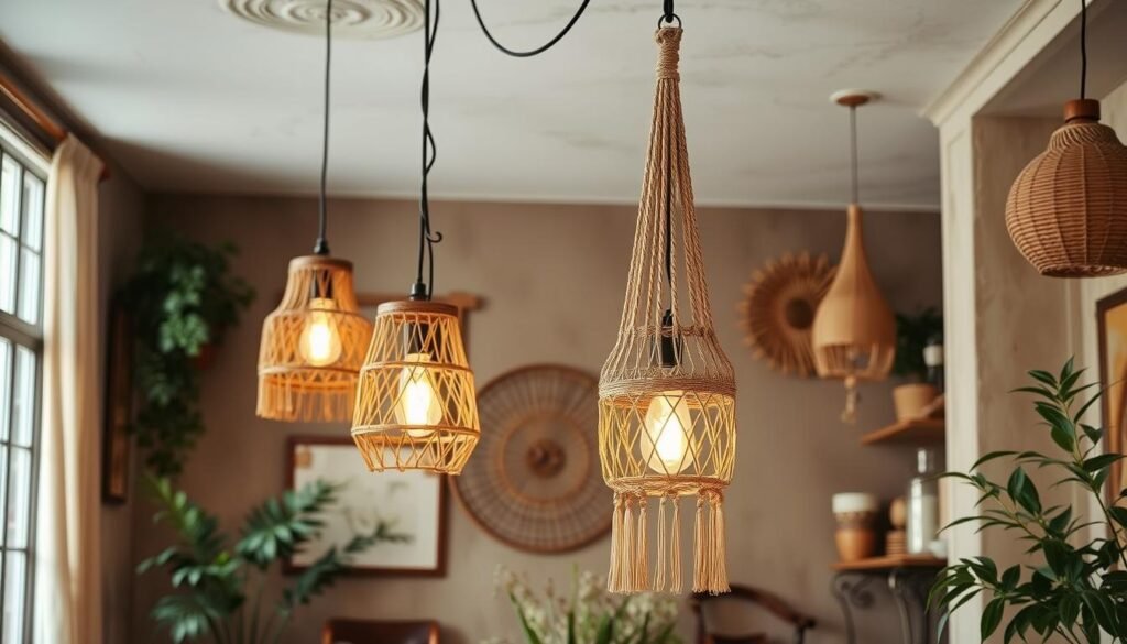 Luminaires bohème chic