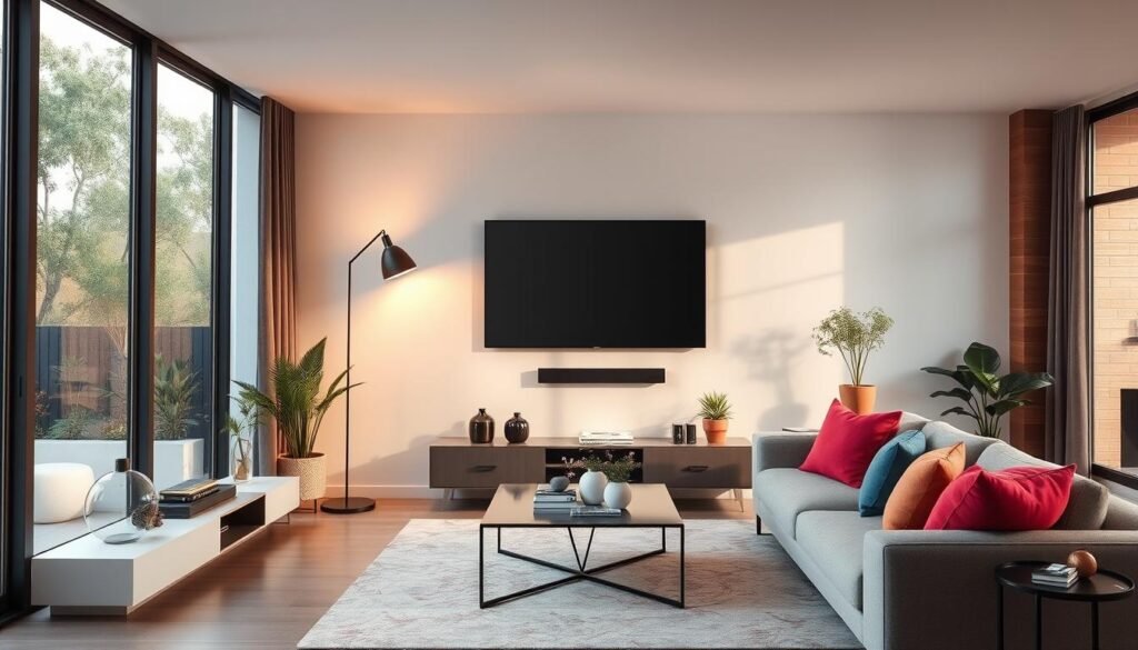 Modern Living Room TV Setup Modern Living Room TV Setup