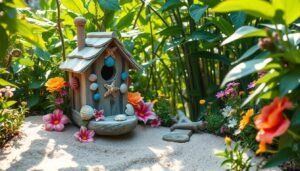 decorating around a birdhouse images