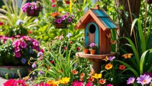 decorating around a birdhouse images